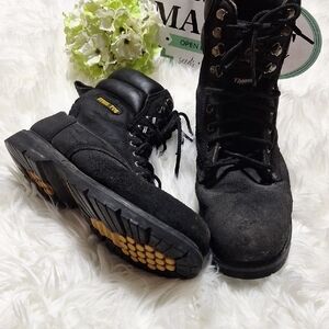 Boots with Black and Red Details